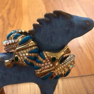 Betsy Johnson seahorse bracelet
